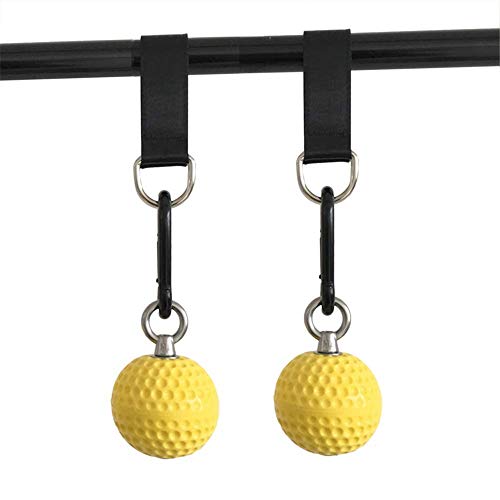 YXQQ STEALBING PUTE UP Power Ball SITION, PUSAS DE Mano NO SLIGY Bolas DE TRIPANTE DE Fuente, Material De PU Elástica Ranuras Esféricas Antideslizantes, para Dedo Antebrazo Gimnasio Bíceps