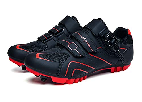 Zapatillas de Ciclismo MTB para Hombres Mujer Zapatillas Ciclismo Carretera Zapatillas de Bicicleta Antideslizantes Respirables Zapatillas de Ciclismo Montaña