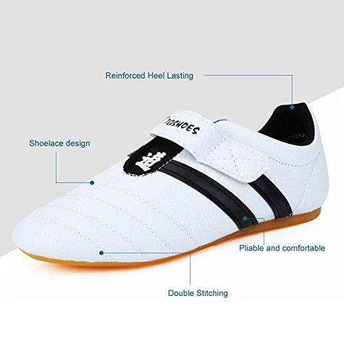 Zapatillas de Taekwondo, Artes Marciales Zapatillas de Entrenamiento Zapatillas de Boxeo Karate Kung Fu Tai Chi Zapatillas de Deporte para Hombres Mujeres Niño