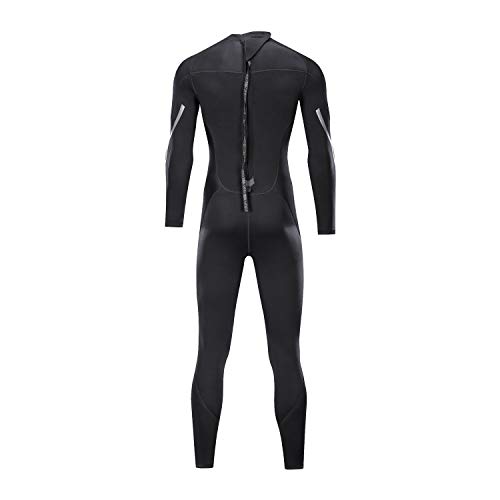 ZCCO trajes de neopreno de 3 mm de primera calidad para buceo de manga completa para pesca submarina, buceo, surf, piragüismo, buceo trajes húmedos, Hombre, negro, xx-large