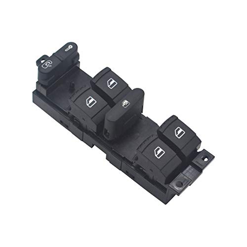 ZEALfix Interruptor Mando Elevalunas 1J4 959 857D para Golf Jetta Bora Passat B5 Seat Leon Toledo 1J4959857D