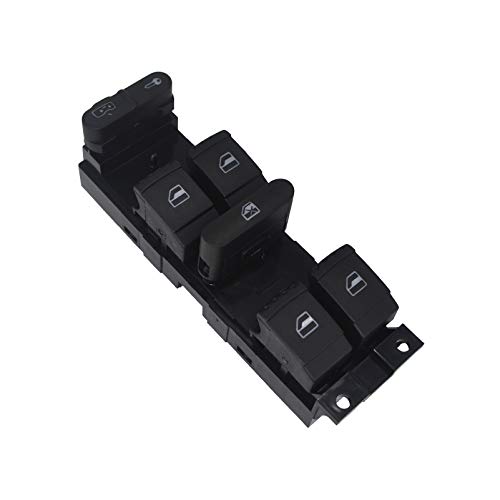 ZEALfix Interruptor Mando Elevalunas 1J4 959 857D para Golf Jetta Bora Passat B5 Seat Leon Toledo 1J4959857D