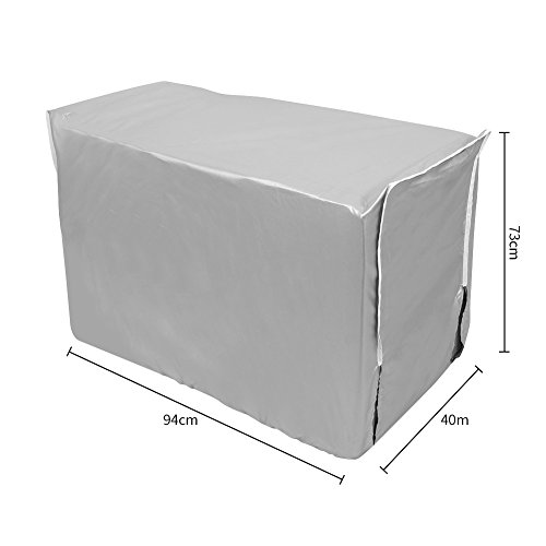 Zerodis Funda para Aire Acondicionado, Cubierta Exterior Protectora Antirresbaladiza Impermeable del Aire Acondicionado para el Hogar(94 * 40 * 73cm)