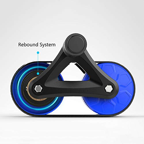 Ab Roller Wheel equipo del ejercicio para el entrenamiento del ABS - Ab Roller rueda para el gimnasio en casa - Core entrenamiento de la fuerza - brazo y oblicuas opciones de entrenamiento,Rojo