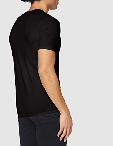 Abanderado ASA040W, Camiseta X-Temp con Manga corta para Hombre, Negro, Medium (Tamaño del fabricante:M/48)