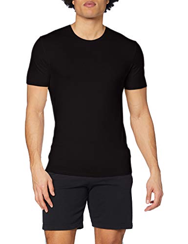 Abanderado ASA040W, Camiseta X-Temp con Manga corta para Hombre, Negro, Medium (Tamaño del fabricante:M/48)