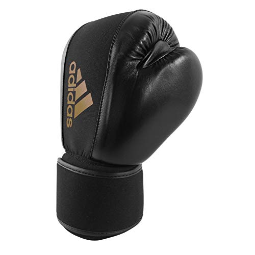 adidas Boxing Guantes de Boxeo Washable Lavado Bar, Todo el año, Unisex Adulto, Color Schwarz/Gold, tamaño Large/Extra-Large