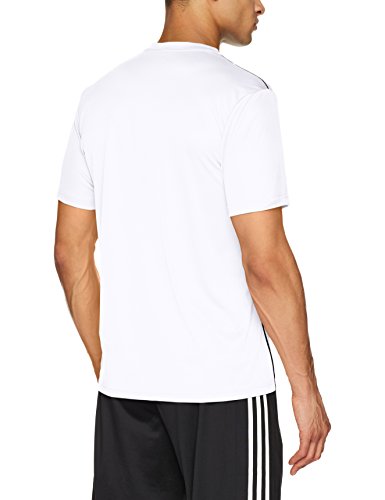 adidas CORE18 JSY T-Shirt, Hombre, White/Black, L