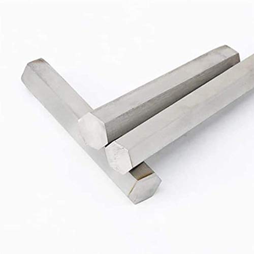 AFuex Barra de Varilla Hexagonal de Aluminio - Barra Maciza de Aluminio 6061,H12mm*L300mm