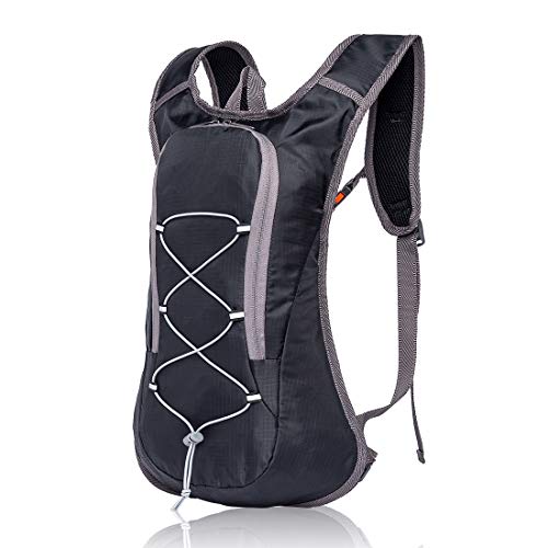 aiface 8L Mochila de Ciclismo Ligero, Mochila Trail Running Pequeña, Mochila de Bicicleta Resistente a Salpicaduras para Deportes al Aire Libre, Ciclismo, Camping y Distancia Corta Senderismo