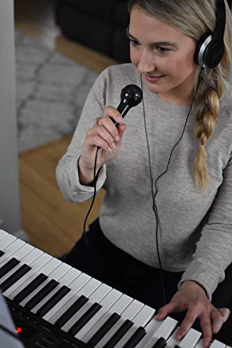 Alesis Melody 61 MKII – Teclado electrónico/Piano digital con 61 teclas, altavoces integrados, auriculares, micrófono, soporte para piano, atril y banqueta