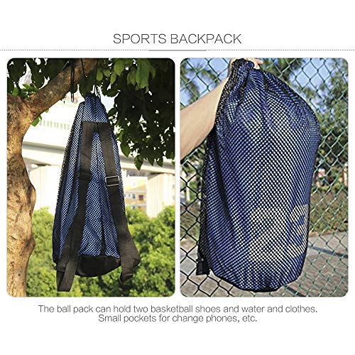 ALIXIN - 23. Mochila de baloncesto para gimnasio, deporte, con bolsillo grande con cremallera para adolescentes y adultos