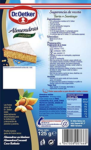 Almendras molidas Dr.Oetker, 125 gr