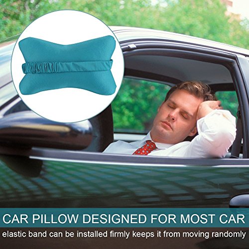 Almohada de masaje, suave y eléctrico para amasar el cuello, cojín estimulador para aliviar el dolor de espalda, coche, oficina, hogar, uso de siesta, aprobado por la CE