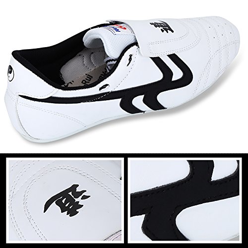 Alomejor Zapatos Deportivos de Taekwondo Zapatilla Ligera de Artes Marciales para Taekwondo, Boxeo, Karate, Kung Fu, Taichi(40)