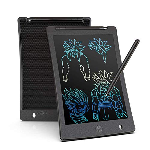 Arolun Tableta de Escritura LCD 8.5 Inch Colorida, LCD Tablero de Dibujo Gráfica Pizarra Magica de Mensaje Memo Pad Electrónico con Lápiz Regalos para Niños,Clase,Oficina,Casa,Cocina (Negro)