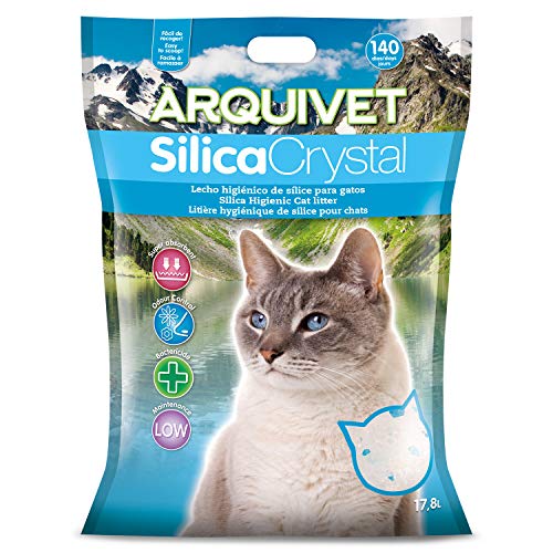 Arquivet arena gato Silica Crystal 17,8 L