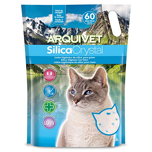 Arquivet arena gato Silica Crystal 7,6 L