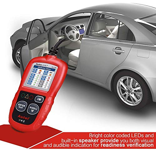 Autel Autolink AL319 Bus Can Diagnosis Multimarca 2 EOBD Auto Scanner Lee y Borra Códigos de Error de Automóviles con Interfaz Estandar OBD II 16 Pines, AL 319