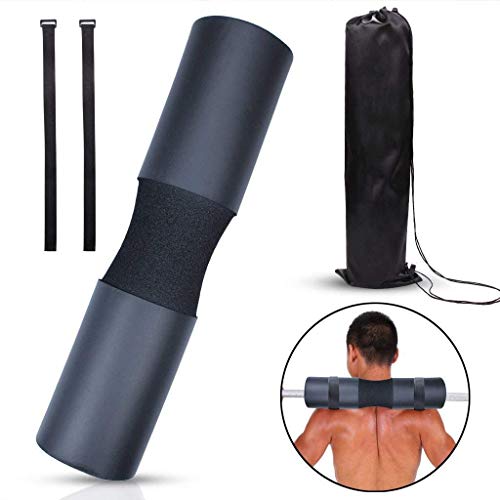 AutoMust Almohadilla para Pesas para Sentadillas – Esponja de Apoyo para Sentadillas, pulmones y empujones de Cadera para Cuello y Hombro Protector para Barras olímpicas y estándar