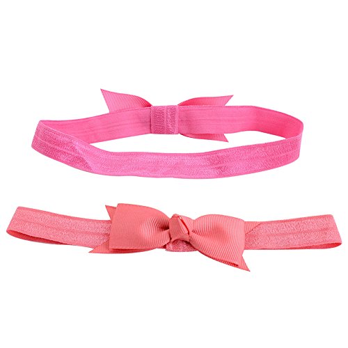 Baby Girls diadema arcos de pelo acanalado cinturón Stretch Bowknot para bebés niños pequeños 20pcs