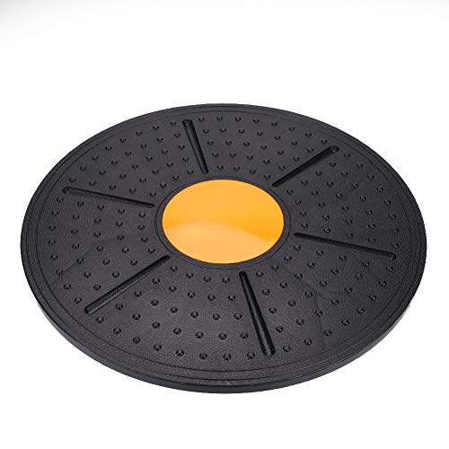 Balance Board Entrenadores de Equilibrio,Cojin Equilibrio Fitness Pilates Disco de Equilibrio Balance Board Plataformas de Equilibrio para Yoga Gimnasio Entrenamiento y Ejercicio Físico(Naranja)