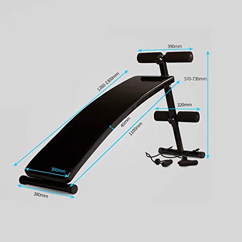 Banco con mancuernas,Banco de Fitness, Bancos De Pesos Ajustables Multifuncionales Con Cordón, Tendido Plegable Banco De Cintura Abdominal, Gimnasio En Casa Ejercicio Entrenamiento Entrenamiento,Table