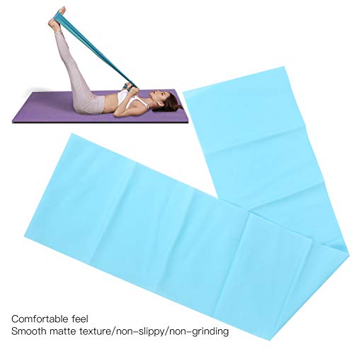 Banda de Resistencia, Correa elástica para Yoga, cinturón elástico para Yoga, estirador de piernas, 5 Piezas Durable para Adelgazamiento Resistente al Desgaste(Blue)