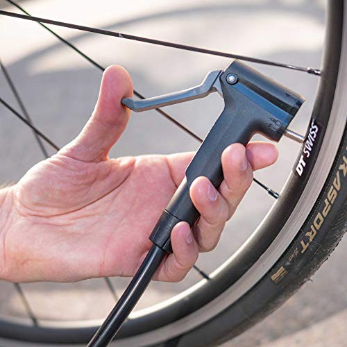 BBB Airboost BFP-21 Bomba Inflador de Pie para Bicicletas, Amarillo, Talla Única