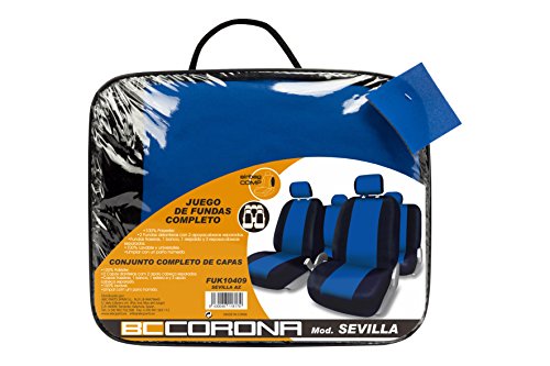 BC Corona FUK10409 Sevilla Juego de Fundas, Color Azul