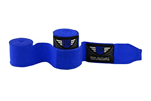 BeSmart Muay Thai - Vendas de boxeo para niños (2,5 m, 2,5 m), color azul