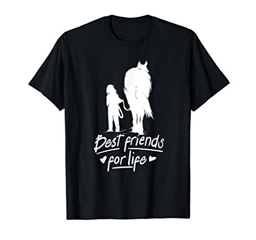 Best friends for life Los caballos son los mejores amigos Camiseta