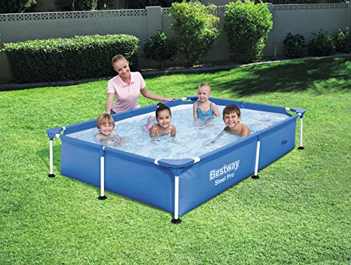 Bestway 56401 - Piscina Desmontable Tubular Infantil Splash Jr. Frame Pool 221x150x43 cm