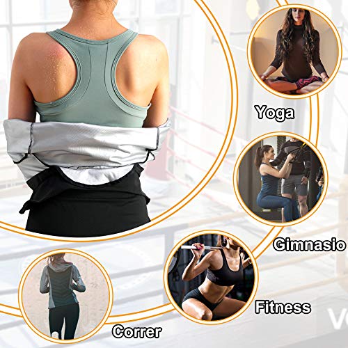 Bingrong Cortavientos Mujer Running Transpirable Chaqueta Deportiva Mujer Abrigos Impermeable Running Traje Sudoracion para Fitness