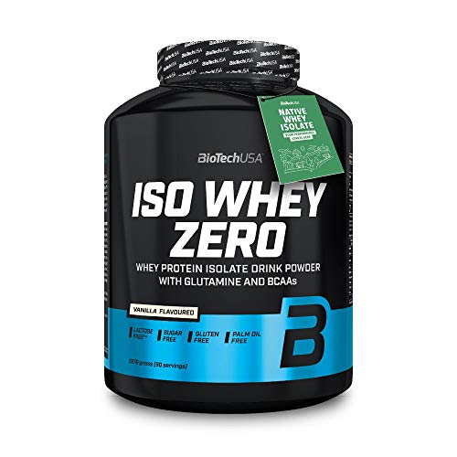 BioTech Iso Whey Zero Proteínas Sabor Vainilla - 2270 gr