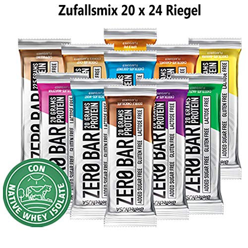 BioTech USA ZERO Bar MIX BOX 20 x 50g