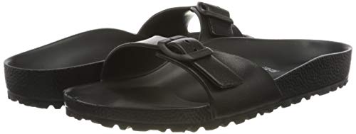 Birkenstock Madrid EVA, Zapatillas de Estar por casa con talón Abierto Mujer, Negro (Noir Noir), 36 EU