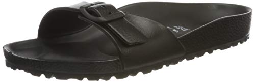 Birkenstock Madrid EVA, Zapatillas de Estar por casa con talón Abierto Mujer, Negro (Noir Noir), 36 EU