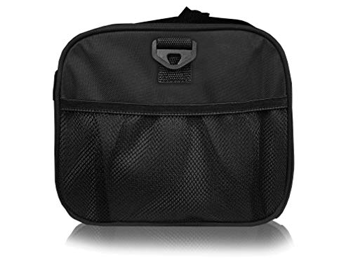 Bolsa de Viaje Pequeña - 2º Artículo de Equipaje de Mano en Ryanair - Bolsas de Viaje Fabricada con el Tamaño Exacto de 40 x 25 x 20 cm - Bolso de Cabina - Super Ligero 0,4 kg RL59K (Negro)