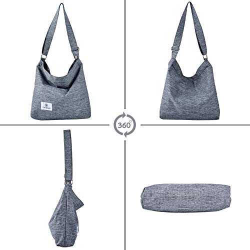 Bolsos Mujer,Fanspack Bolso Bandolera Mujer de Lona Bolsos Mujer Grandes Bolsos de Mujer Bolso Tote Mujer Bolso Shopper Hobo Bag Bolso Shopper Multifuncional