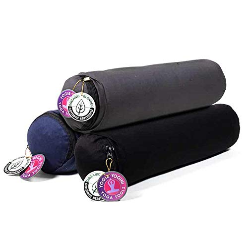 Bolsters - Bolsters de yoga (3 unidades), color negro