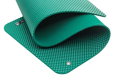 Bootymats - Colchoneta Fitness Multifunción para Todo Tipo de Entrenamiento: Fitness, Pilates, Abdominales, Estiramientos. Medidas: 160 x 60 cm. Grosor: 9 mm. Verde