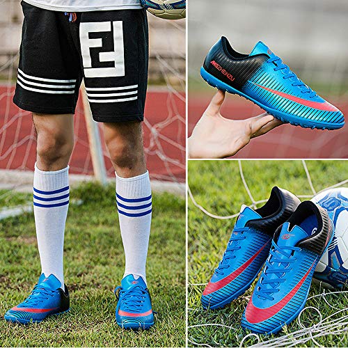 BOTEMAN Zapatillas de Fútbol Hombre Profesionales Zapatos de fútbol Spike Aire Libre Atletismo Zapatos de Entrenamiento Botas de Fútbol Juvenil