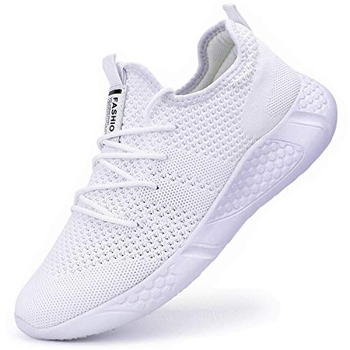 BUBUDENG Zapatillas de Running para Mujer Casual Tenis Asfalto Zapatos Deporte Fitness Gym Correr Gimnasio Deportives Transpirables Seguridad Atlético Trekking Bambas Plataform Sneakers