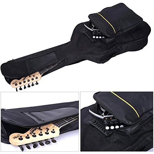 CAHAYA Funda de Guitarra Universal Acolchada Versión Actualizada de 8mm con 2 Bolsillos para Guitarra Acústica y Clásica con Tamaño Más Grandes para Guitarra de 39/40/41 Pulgadas