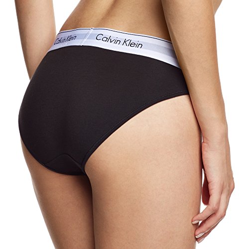 Calvin Klein underwear MODERN COTTON - BIKINI, Bikini Cullote para Mujer, Negro (Black 001), X-Large