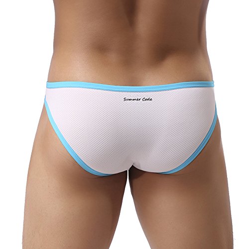 Calzoncillos de Verano para Hombre, de micromalla, Suaves, Transpirables