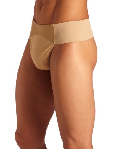 Capezio 5930 Natural acolchado correa de la danza Medio