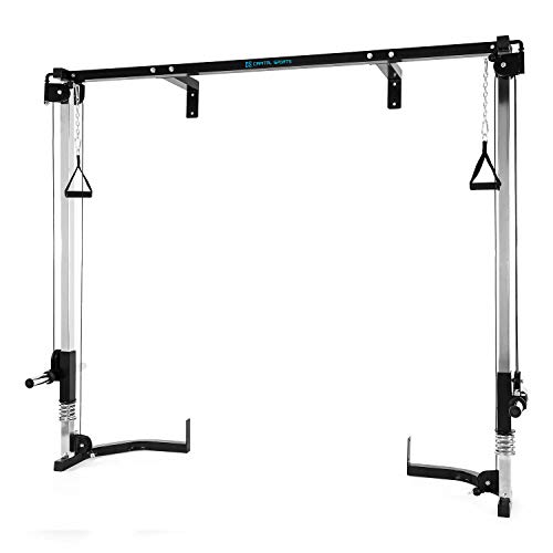 CapitalSports CA Tremendour - Máquina de poleas, Accesorio para Jaula de musculación, Entrenamiento, Mangos con Relleno, Material Acero, Antracita