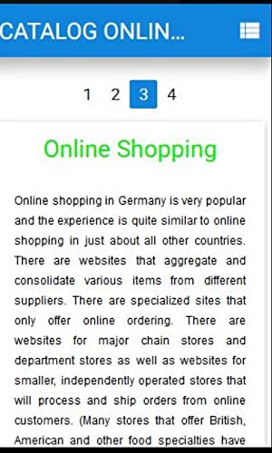 Catalog, Online and Teleshopping